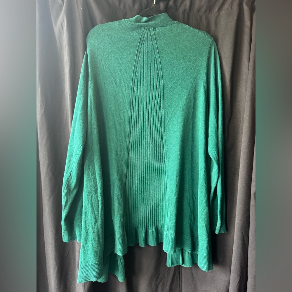 Green cardigan
